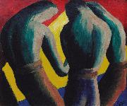 Peter Purves Smith Three Men oil painting